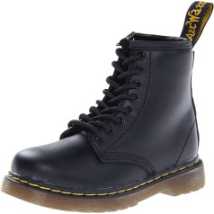 Dr. Martens Unisex bērnu Brooklee Softy T melni laivu apavi