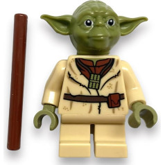 LEGO Star Wars: Yoda ar Gimer Stick Mini figūriņa