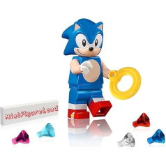 Lego Ideas Minifigūra - Sonic The Hedgehog ar aksesuāriem (Viss jauns 2022. gadam) 21331