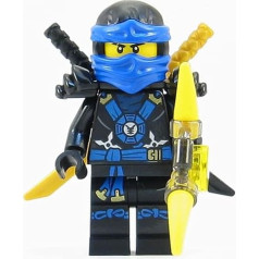 LEGO Ninjago: Deepstone Jay Blue Ninja Minifigure Yellow Aeroblade New 2015