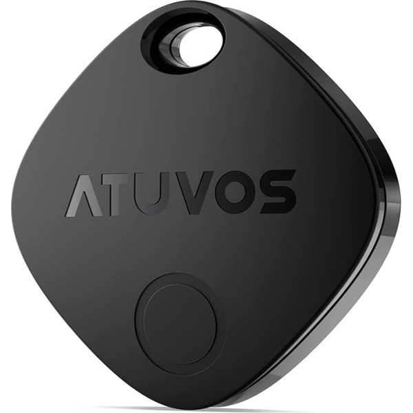 ATUVOS Key Finder, Smart Air Tracker Tag saderīgs ar Apple Kur ir? (tikai iOS, Android netiek atbalstīta), Bluetooth atslēgu meklētājs bagāžai, makiem, čemodānam, nomaināma baterija