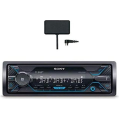 sony auto radio, melns