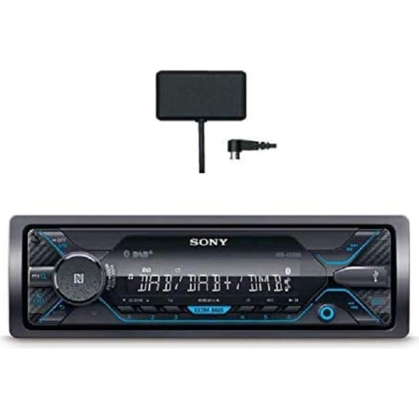 sony auto radio, melns