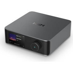 WiiM Ultra mūzikas straumētājs un digitālais priekšpastiprinātājs, 3,5 collu skārienjūtīgais ekrāns, saderīgs ar Chromecast un Alexa, Spotify, Amazon Music, Tidal, HDMI ARC, Phono un austiņu ievadi, kosmosa pelēks