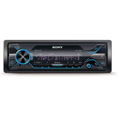 Sony DSX-A416BT Autoradio ar dubulto Bluetooth NFC USB un AUX savienojumu 35 000 krāsu Vario krāsu brīvroku zvanīšana un mikrofons