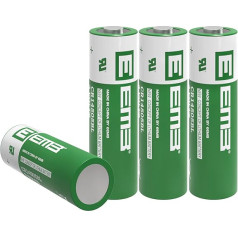 4 x EEMB 3V CR AA litija baterija CR 14505 1800 mAh Li-MnO2 baterijas nav uzlādējamas