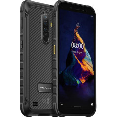 Ulefone Armor X8 Outdoor Smartphone without Contract, 4GB+64GB, 256GB External SD, Android 10 Mobile Phone IP68 Waterproof, 13MP Triple Camera Underwater, 5080mAh Battery, NFC Fingerprint, 5.7 Inch HD+