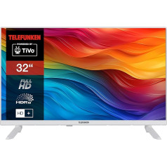 Telefunken TiVo TV 32 collu Smart TV (Full HD, HDR, trīskāršs uztvērējs, 6 mēneši HD+ komplektā) XF32TO750S-W