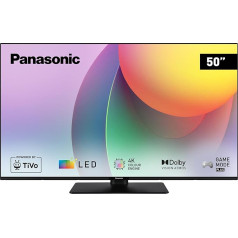 Panasonic TB-50W60AEZ, W60 Series 50 Inch 4K Ultra HD LED Smart TV, 2024, TiVo, 4K Colour Engine, Dolby Vision & Atmos, Game Mode Plus, for an Extraordinary Visual Experience