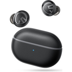 SoundPEATS Free2 Classic Bluetooth austiņas, bezvadu austiņas ausīs ar 30 stundu atskaņošanas laiku, IPX5 ūdensnecaurlaidīgas sportam, skārienvadība, vienvietīgs/divvietīgs režīms, visaptveroša stereo skaņa