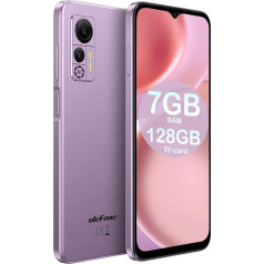 Ulefone SIM bezmaksas un atbloķēti tālruņi, Note 14 Android 12 tālrunis, 4G Dual SIM lēts viedtālrunis, 16 GB, 128 GB paplašināšana, 3 karšu slots, 4500 mAh, 6,5