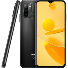 Ulefone Note 12P viedtālrunis bez līguma, 7700 mAh cieta akumulatora baterija, Dual SIM 4G mobilais tālrunis, 6,82