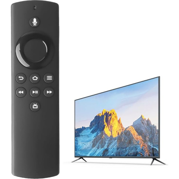 Foreverup Fernbedienung für Fire Stick TV, Sprachfernbedienung, Smart TV Voice Ersatz Fernbedienung mit Sprachfunktion für Smart TV Cube(1st Gen, 2nd Gen,3rd Gen,4K)