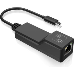 DriverGenius USB-C uz 2.5G tīkla adapteris, USB Gigabit Ethernet adapteris ar 2500Mbps Win11 & Mac (CUG3125)