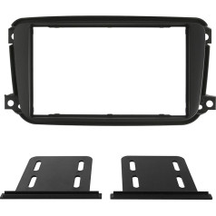 Phonocar 3/621 Automobiļu radio adaptera plāksne Double DIN Smart Two Black