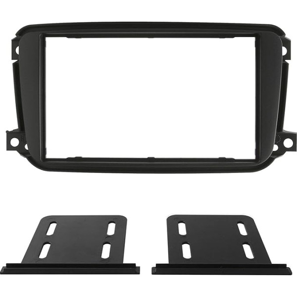 Phonocar 3/621 Automobiļu radio adaptera plāksne Double DIN Smart Two Black