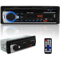 Automašīnas radio uztvērējs, Bluetooth viendinieka auto stereo sistēma, brīvroku un lietotņu vadība, auto stereo sistēma atbalsta AM, FM, Dual USB, SD, AUX, bez CD atskaņotāja (kā attēlā)