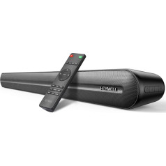 Heymell 150 W skaņas josla TV ierīcēm ar 6 skaļruņiem, ļoti skaidra skaņa bez trokšņiem, 2.0ch Soundbar Bluetooth/HDMI ARC/Optical