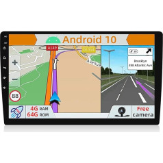 YUNTX PX6 Android 12 Auto radio 4G | 64G - GPS 2 DIN Bluetooth 5.0 ar atpakaļgaitas kameru - IPS 2.5D 10.1 collu - Atbalsta DAB+ / stūres vadības ierīci / 4G / WiFi / Bluetooth / Mirror Link / Carplay /