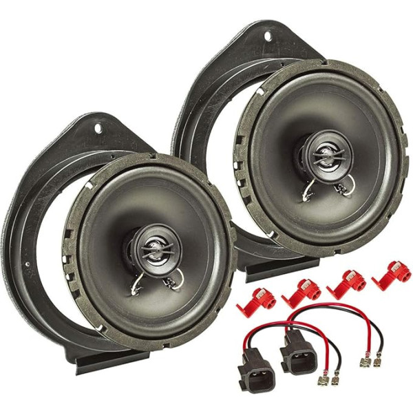 tomzz Audio 4006-001 Skaļruņu instalācijas komplekts, kas saderīgs ar Chevrolet Cruze Camaro Hummer H2 H3 165 mm koaksiālo sistēmu TA16.5-Pro