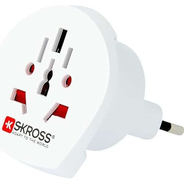 SKROSS® valsts adapteris Pasaule uz Itāliju: Reiseadapter für Reisen in Länder, die den italienischen Standard verwenden