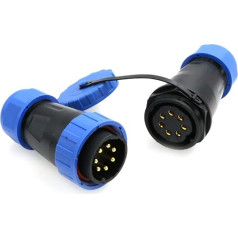 Eonvic TY28 Docking Aviation Plug Quick Disconect Ūdensizturīgs paneļa stieples savienotājs 4pin 5pin 6pin 7pin 9pin Male Plug un Femae Socket (7Pin)