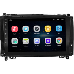 LEXXSON Android 9.0 Carplay radio priekš Mercedes-Benz A klases W169 2004-2012 | B klases W245 2004-2012 | V klases W639 2006-2014 ar 9 collu kapacitatīvo skārienekrānu GPS Bluetooth 2G + 32G