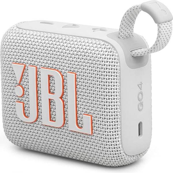 JBL Go 4 pelēkā krāsā - pārnēsājams Bluetooth skaļruņu skaļrunis ar JBL Pro skaņu, dziļiem basiem un atskaņošanas laika palielināšanas funkciju - ūdens un putekļu izturīgs - 7 stundu darbības laiks