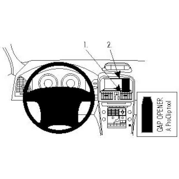 Brodit 854625 Proclip stiprinājums Volvo XC60 09-11