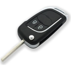 BROVACS Modificēta uzlabotā atslēgas apvalks saderīgs ar Chevrolet Buick Opel Holden 2 pogas bezatslēgas ieejas Flip Remote Key Shell Fob SS628A