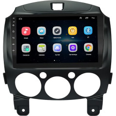 LEXXSON Carplay radio Android radio priekš Mazda 2 2008-2014, 9 collu kapacitīvais skārienjūtīgais ekrāns GPS navigācija SWC Bluetooth WiFi USB atskaņotājs 2G DDR3 no 32G