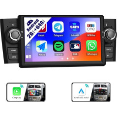 2G + 64G CAMECHO Android 13 auto radio ar satelīta navigāciju Fiat Punto 2005-2009 Fiat Linea 2007-2011, Carplay Wireless Android Car, 7 collu auto radio ar Bluetooth RDS WiFi SWC