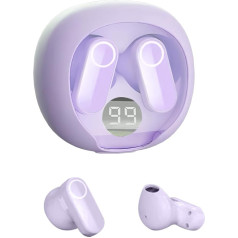 Violetas mini bezvadu austiņas Bezvadu austiņas In-Ear austiņas Bluetooth austiņas bērniem Neredzamas mazas bezvadu Bluetooth austiņas Bezvadu miega austiņas Sleepbuds mazām ausīm Miega austiņas