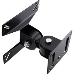 NMD&LR TV Wall Mount, Tilt and Swivel TV Holder, 14-24 Inches, VESA 75 x 75 mm or 100 x 100 mm, 15 kg Max