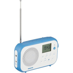 Sangean PR-D12BT W/Blue (Traveller 120) FM портативный радиоприемник перезаряжаемый