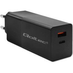 Lādētājs gan power pro | 1xusb-c | 1xusb | 100w | 5-20v | 1,5-5a | pd | melns