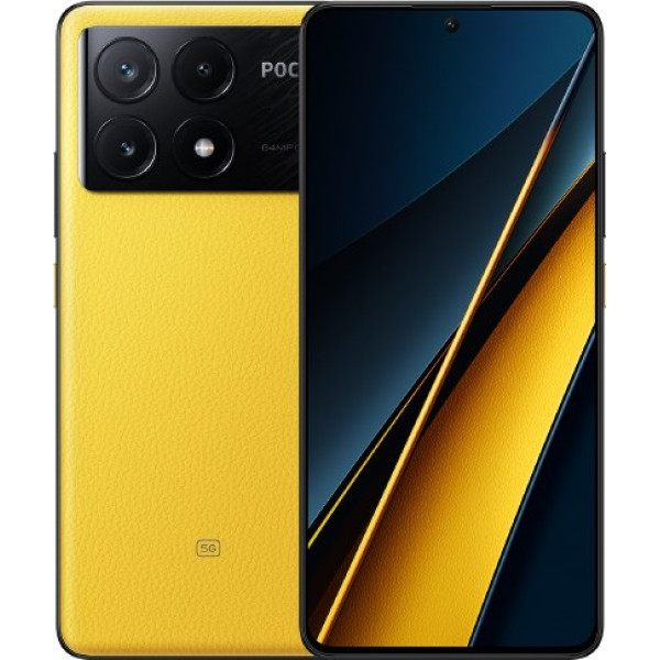 Viedtālrunis poco x6 pro 5g 12/512gb dzeltens