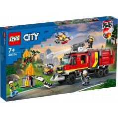 city bricks 60374 apvidus ugunsdzēsēju brigādes transportlīdzeklis