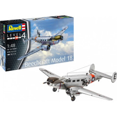 Plastmasas modelis beechcraft 18 modelis 1/48