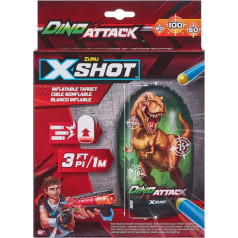 Zuru X-Shot Piepūšamais dinozauru mērķa dino uzbrukums