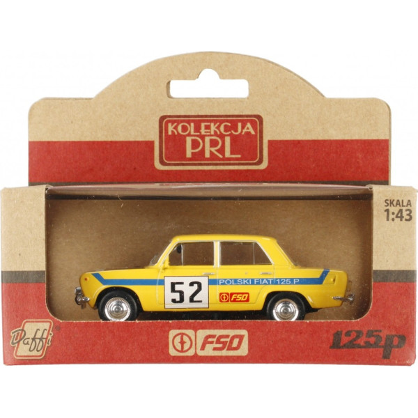 Daffi Automobilis prl fiat 126p rally yellow