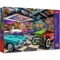 Puzzle 1000 gabaliņu premium plus auto kolekcionāra garāža