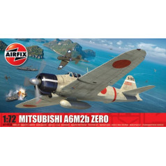 Plastmasas modelis mitsubishi a6m2b zero 1/72