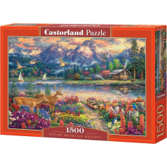 Puzzle 1500 elementi pavasara kalnu varenība