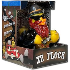 CelebriDucks ZZ Flock plūduriuojančios guminės antys – kolekcionuojamas vonios žaislas, skirtas įvairaus amžiaus vaikams ir suaugusiems
