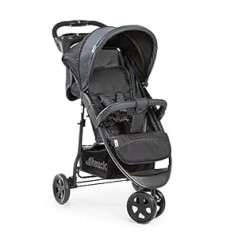 Hauck Citi Neo II trīsriteņu bagijs, līdz 25 kg, vadāms ar vienu roku, mazs, salokāms, viegls, tikai 7,3 kg, ar dzērienu turētāju, plauktu, noliekšanas funkciju, XL grozs