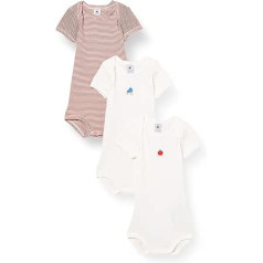 Petit Bateau Baby Boys Boys īsām piedurknēm ar svītrām (iepakojumā 3)