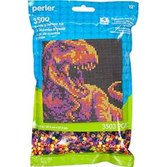 Perler Tyrannosaurus Rex raksta maisiņu krelles komplekts, 3500 gabali, Dino