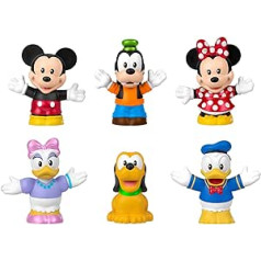 100-asis Fisher-Price'o Disnėjaus gimtadienis – Peliukas Mikis ir draugai 6 klasikinių Disney personažų rinkinys – lavina smulkius motorinius įgūdžius – nuo 18 mėnesių iki 5 metų – HPJ88