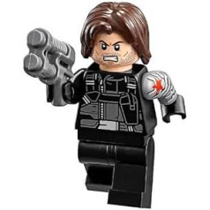 LEGO Marvel Winter Soldier (pilsoņu kara versija) minifigūra no